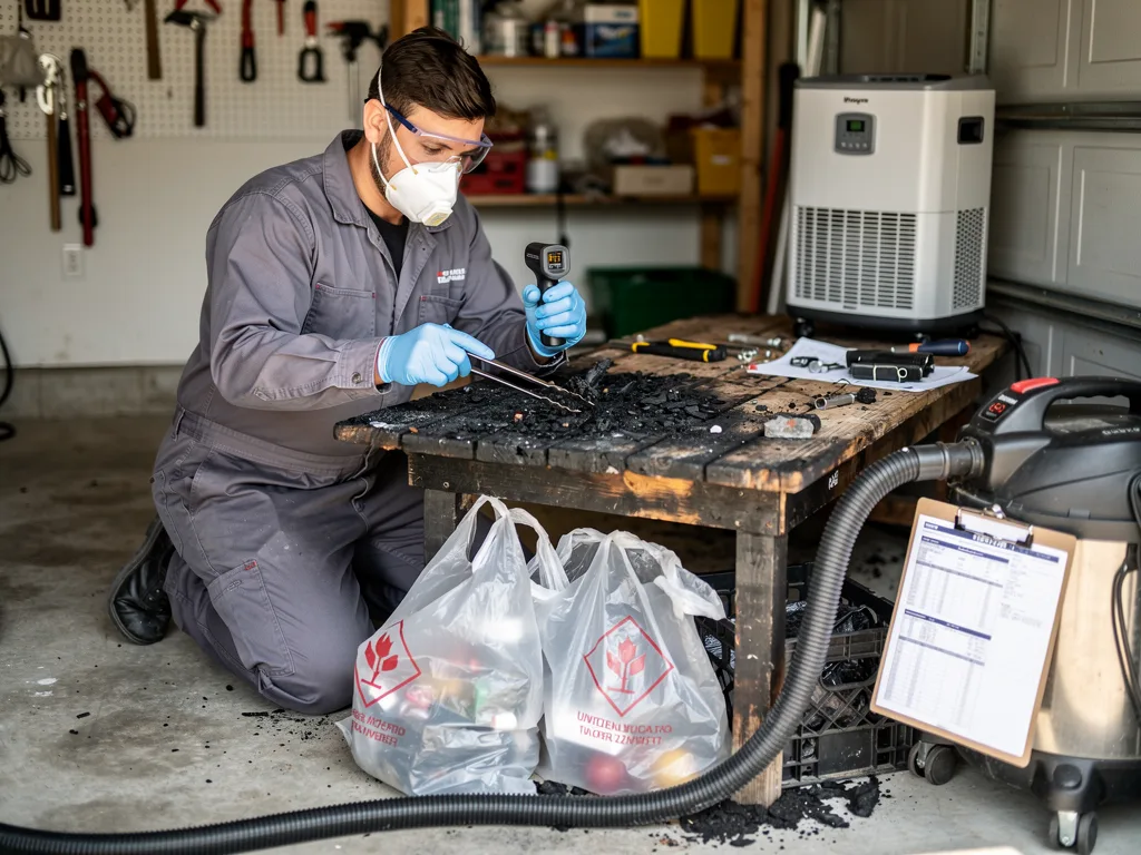 Garage Fire Cleanup